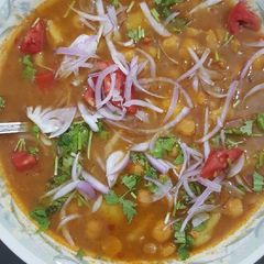 Choley tasty chaat A picture of Choley tasty chaat.