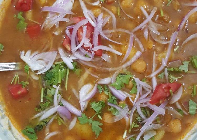 Recipe of Perfect Choley tasty chaat