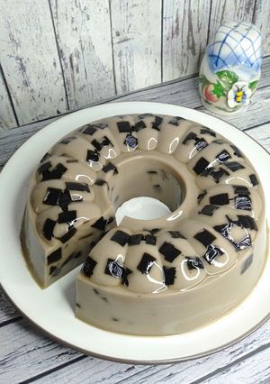 Foto resep Puding Cappuccino Cincau Segar