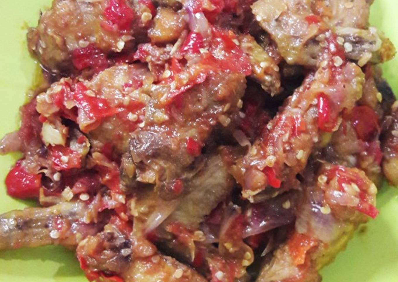 Sayap Ayam Goreng Balado