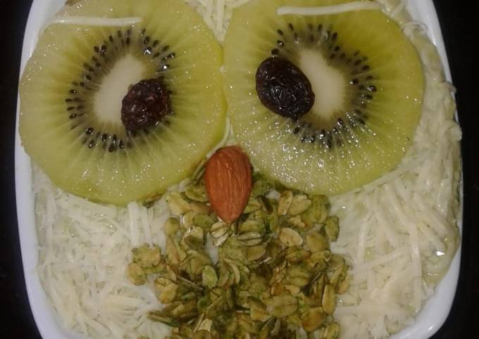 Resep Green owl smoothie Anti Gagal