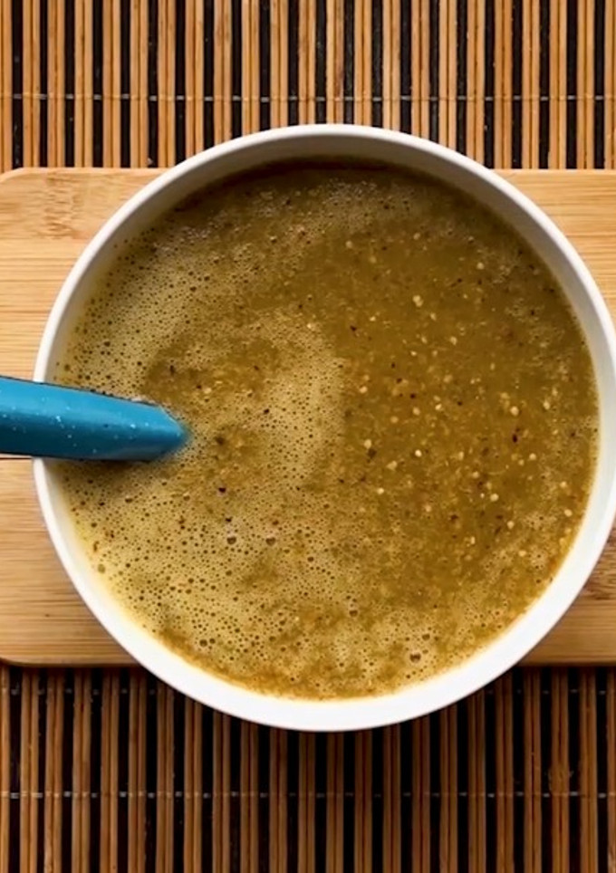 Una foto de Salsa verde de chiles asados para tacos