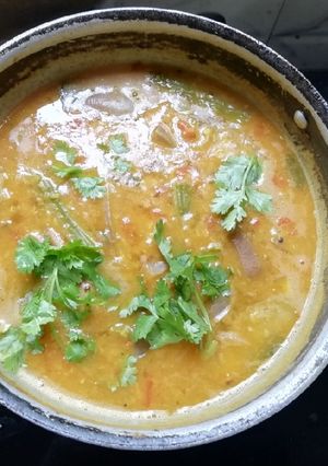 கத்திரிக்காய் முருங்கைக்காய் சாம்பார் (Kathirikkaai murunkaikaai செய்முறை முக்கிய புகைப்படம்