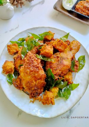 Foto resep Ayam Goreng Rempah (Plus Tempe)