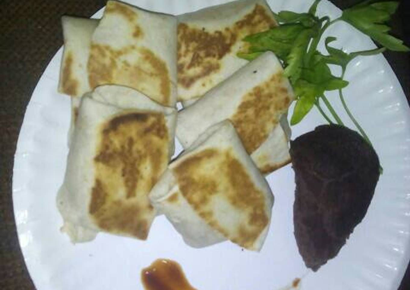 Mini burritos, cena rápida