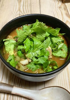 A picture of Irresistibly Spicy Celery Shin Ramyun.