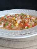 Ensalada de langostinos y berberechos