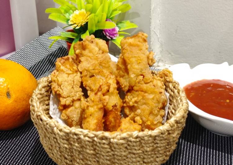 Crispy finger fish