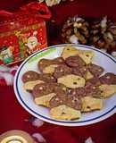 Choco Vanilla Christmas Cookies