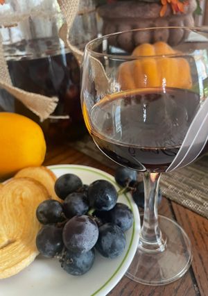 Hình của món Cocktail Grapes (Rượu Nho).
