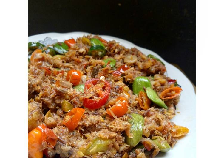 Bagaimana memasak Peda suwir tumis pete pedas, Enak Banget