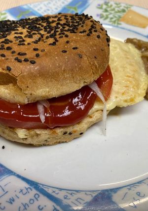 Una foto de Hamburguesa de pollo