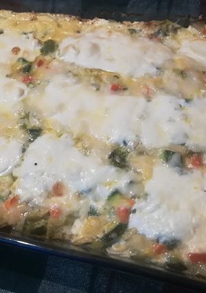 Una foto de Pastel de zapallitos