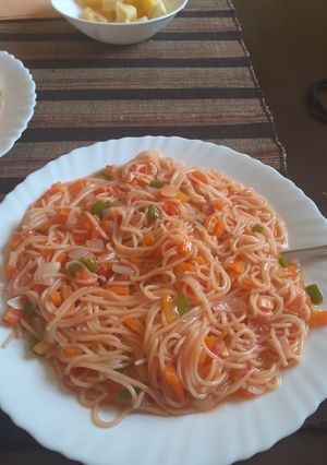 A picture of Spaghetti.