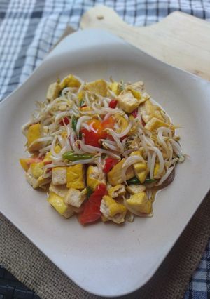 Foto resep Tumis tauge tahu saus tiram