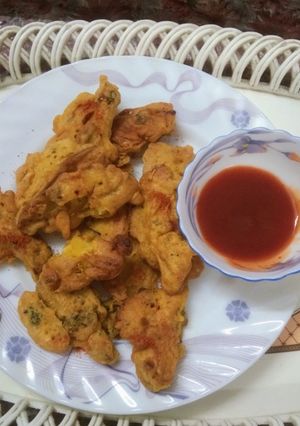 A picture of SWEET  POTATO  FRITTERS.