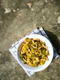 Oseng Pare Telur Jamur