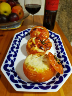 Una foto de Tomates rellenos de atún