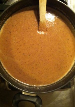 Une photo de Soupe de châtaignes à la crème