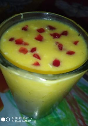 आम रस (Aam ras recipe in Hindi) रेसिपी मुख्य फोटो