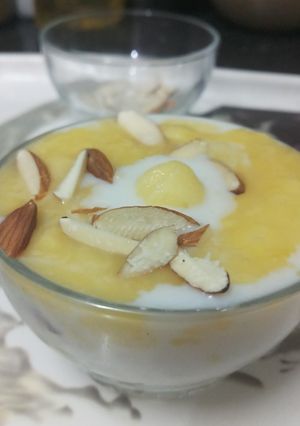 A picture of Mango Sabudana Kheer.