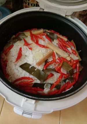 Foto resep Nasi liwet magic com