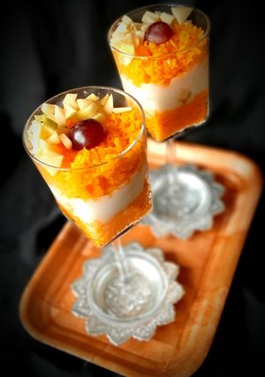 A picture of Zaarda and Caswenut Rabri delight.