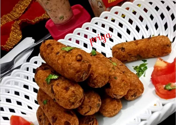 Steps to Prepare Super Quick Homemade Soya Kebabs