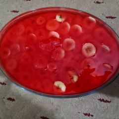 A picture of Banana jello custard.