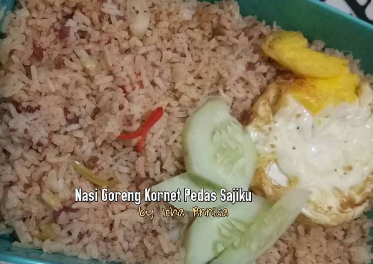 Nasi Goreng Kornet Pedas Sajiku