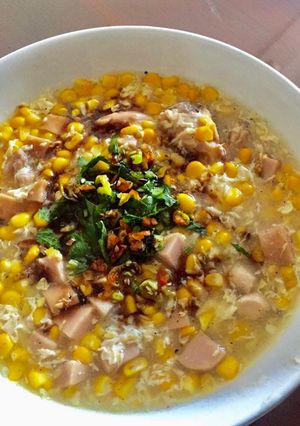 Foto resep Soup jagung manis