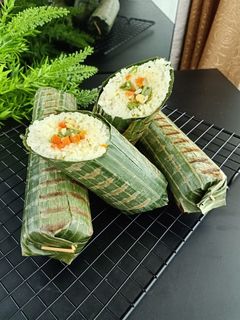 Foto resep Nasi Bakar isi Ragout Ayam