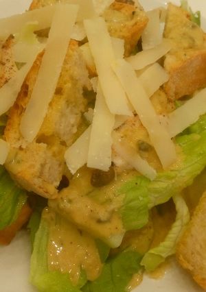 Cézár saláta recept fotója