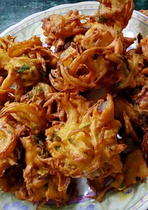 A picture of Oats pakode (quick breakfast).