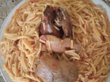 شعيرية بكبدة الدجاج