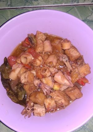 Foto resep Cumi asin kuah asam pedas