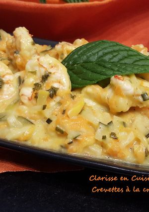 Une photo de Crevettes à la créole