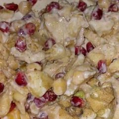 A picture of Chana Fruit Chaat.