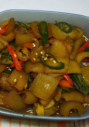 Foto resep Tumis kikil cabe ijo