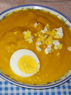 Una foto de Crema de verduras y caldo de verduras