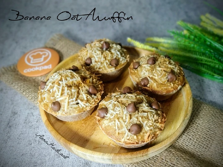 Cara Gampang Menyiapkan Resep  Banana Oat Muffin yang Menggugah Selera, Bikin Ketagihan
