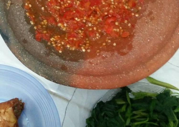 Sambal plecing kangkung