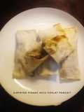 172: Airfried Pangsit Pisang Keju Coklat
