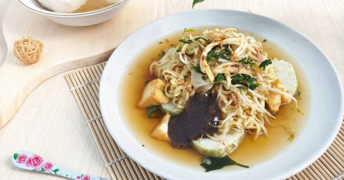 Resep Lontong Mie Surabaya Oleh Bunda Olla - Cookpad