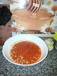 صورة لوصفة لوبيا بالصلصه 🍲🍜😋