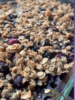 Foto de Crumble de Frutos Vermelhos