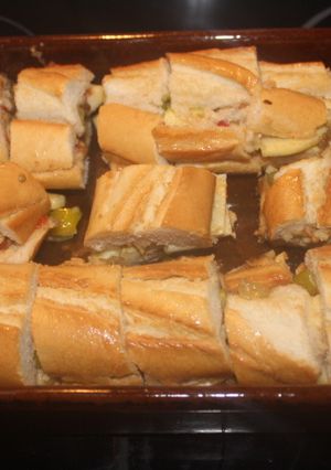 Foto principal de Bocadillo de tortilla con manzana