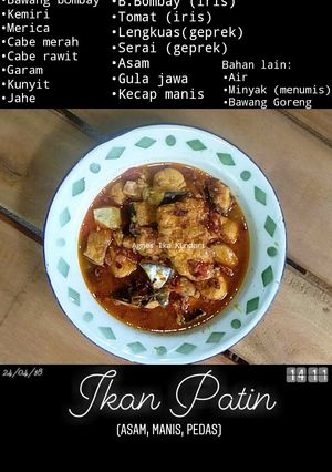 Foto resep Ikan Patin (asam,manis,pedas)