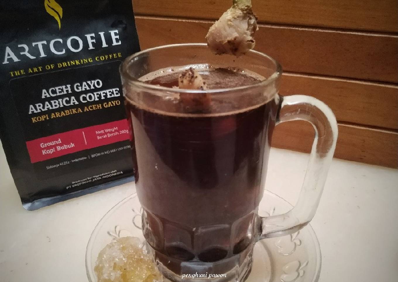Kopi jahe gula batu