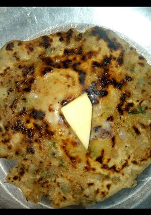 A picture of Aloo ka Parantha.